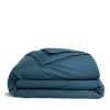 Brooklinen Classic Percale Duvet Cover, King/cali King In Abyss