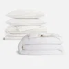 Brooklinen Classic Percale Duvet Set Bundle In Solid White In White
