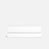 Brooklinen Classic Percale Flat Sheet Size Cali King In Solid White In White