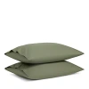 Brooklinen Classic Percale King Pillowcase Set In Fresh Moss