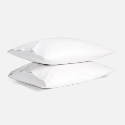 Brooklinen Classic Percale Pillowcase Set Size Standard In Solid White