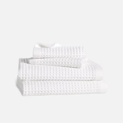 Brooklinen Dreamweave Waffle Bath Sheet Bundle In White