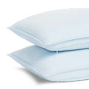 Brooklinen Lightweight Cotton Quilted Standard Sham Set In Clear Skies