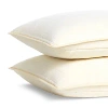Brooklinen Lightweight Cotton Quilted Standard Sham Set In Cream