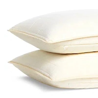 Brooklinen Lightweight Cotton Quilted Standard Sham Set In Cream