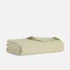 Brooklinen Lightweight Grid Cotton Bed Blanket Size King/cali King In Dried Moss In Green