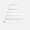 Brooklinen Luxe Bed And Bath Bundle In Solid White In White