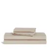 Brooklinen Luxe Sateen Core Sheet Set, Full In Pebble