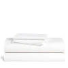 Brooklinen Luxe Sateen Core Sheet Set, Full In White