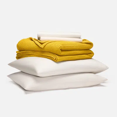 Brooklinen Luxe Sateen Dreamweave Starter Bundle In Cream In White