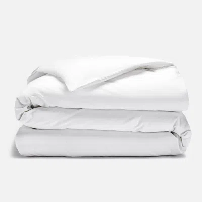 Brooklinen Luxe Sateen Duvet Cover Size King/cali King In Solid White