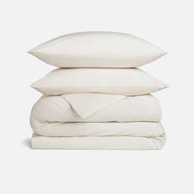 Brooklinen Luxe Sateen Duvet Set In White