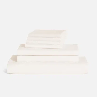 Brooklinen Luxe Sateen Hardcore Sheet Bundle In White