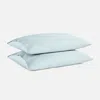 Brooklinen Luxe Sateen Pillowcase Set Size Standard In Sky In Blue
