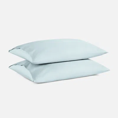 Brooklinen Luxe Sateen Pillowcase Set Size Standard In Sky In Blue
