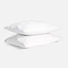 Brooklinen Luxe Sateen Pillowcase Set Size Standard In Solid White In White