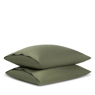 Brooklinen Luxe Sateen Standard Pillowcase Set In Fresh Moss