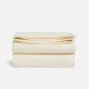 Brooklinen Organic Ribbed Bath Sheets In Vanilla In Neutral