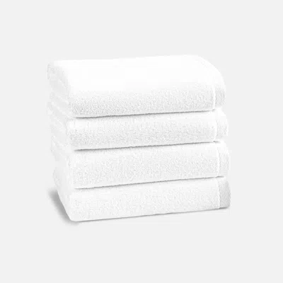 Brooklinen Plush 4-piece Bath Towel Bundle In White