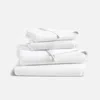 Brooklinen Plush Turkish Cotton Bath Towel Bundle In White In White