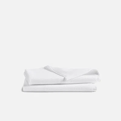 Brooklinen Plush Turkish Cotton Hand Towels In White