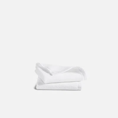 Brooklinen Plush Turkish Cotton Washcloths In White