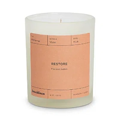 Brooklinen Restore Scented Candle, 8 Oz. In White