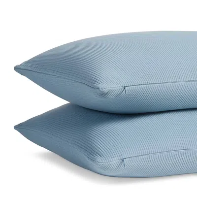 Brooklinen Ribbed Matelasse Standard Sham, Set Of 2 In Storm