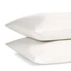 Brooklinen Ribbed Matelasse Standard Sham, Set Of 2 In White