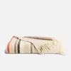 Brooklinen Striped Lambswool Throw Blanket In Pebble Stripe In Multi