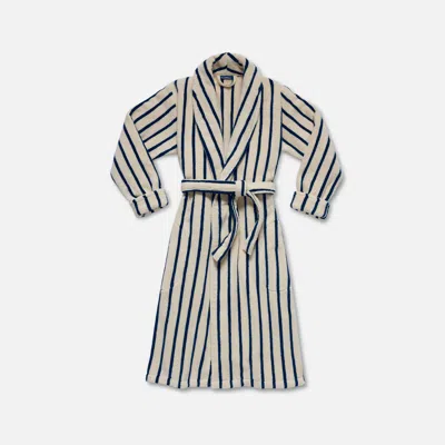 Brooklinen Super-plush Get Ready Bundle In Striped Abyss In Black