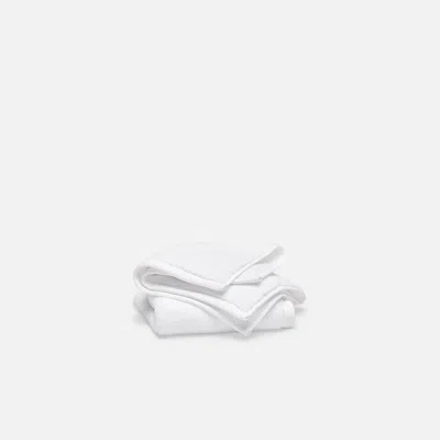 Brooklinen Super-plush Turkish Cotton Washcloths Set Of 2 In White
