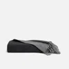 Brooklinen Two-toned Lambswool Throw Blanket In Charcoal In Gray