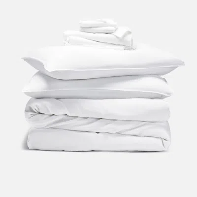 Brooklinen Washed European Linen Hardcore Sheet Bundle Size Cali King In White