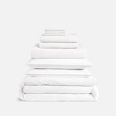 Brooklinen Washed European Linen Move-in Bundle In White