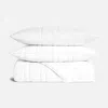 Brooklinen Washed European Linen Quilt Set Size Full/queen In White In White