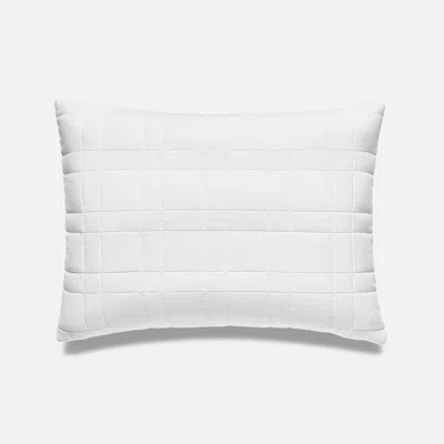 Brooklinen Washed European Linen Quilted Sham Set Size King In White
