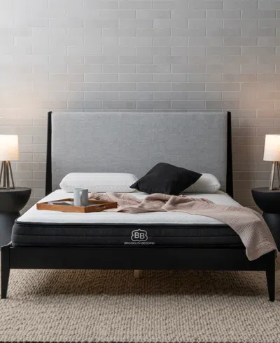 Brooklyn Bedding Select 8" Gel Memory Foam Hybrid Cushion Firm Tight Top Mattress In A Box In Transparent