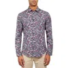 Brooklyn Brigade Floral 4-way Stretch Performance Long Sleeve Shirt In Multi