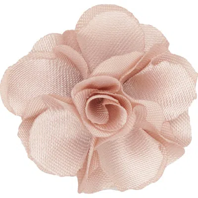 Brooklyn Brigade Floral Lapel Pin In Pale Blush
