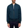 Brooklyn Brigade Floral Reversible Bomber In Navy