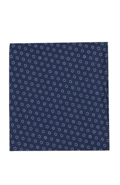Brooklyn Brigade Geo Flower Cotton Pocket Square