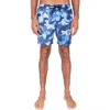 Brooklyn Brigade Jay Camo Swim Trunks In Blue