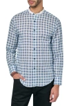 Brooklyn Brigade Jett Long Sleeve Mandarin Shirt In Multi