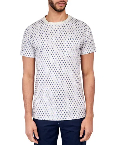 Brooklyn Brigade Men's Bassett Slim-fit Floral Pocket T-shirt In Tan