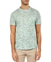 Brooklyn Brigade Men's Bushwick Slim-fit Abstract-print Pocket T-shirt In Green