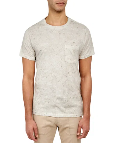 Brooklyn Brigade Men's Bushwick Slim-fit Abstract-print Pocket T-shirt In Tan