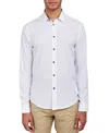 Brooklyn Brigade Men's Dante Non-iron Performance Stretch Moisture-wicking Solid Button-down Shirt In White