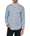 Brooklyn Brigade Jett Long Sleeve Mandarin Shirt In Multi