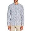 Brooklyn Brigade Mini Floral Recycled 4-way Stretch Performance Long Sleeve Shirt In Multi